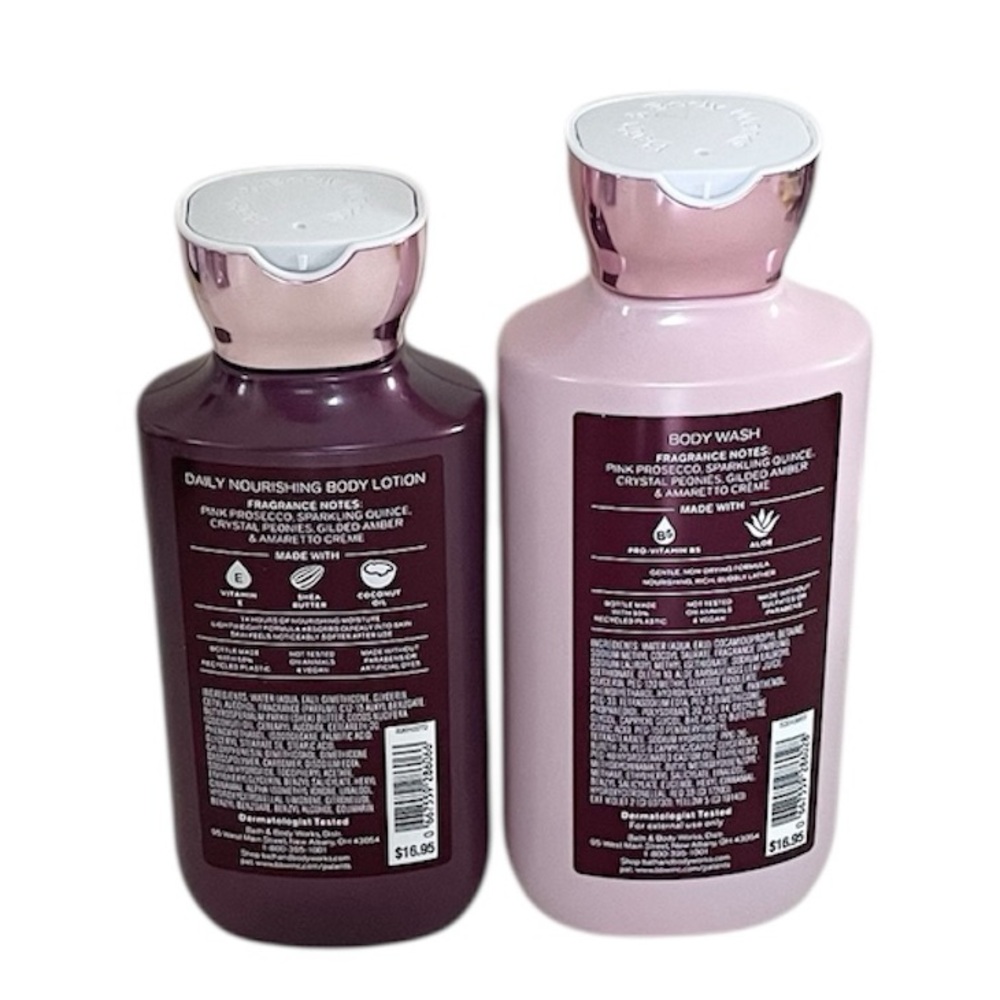 Bath & Body Works A Thousand Wishes Body Wash & Lotion Full Size Set with Tote - Picture 4 of 11